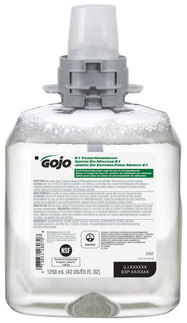 GOJO® E1 Foam Handwash, 1250 mL Refill for GOJO® FMX-12™ Dispenser, 4/Case