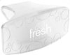 A Picture of product 970-980 Fresh Products Eco Bowl Clip Deodorizer. 4 X 2 X 2 in. White. Honeysuckle scent. 12 Clips/Box, 72 Clips/Case
