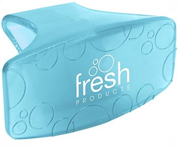 Fresh Products Eco Bowl Clip Deodorizer. 4 X 2 X 2 in. Light Blue. Ocean Mist scent. 12 Clips/Box, 72 Clips/Case