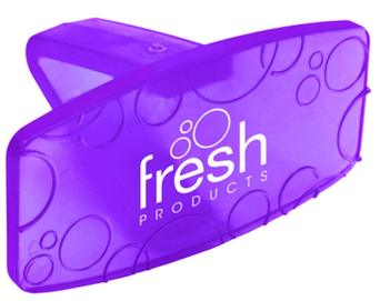 Fresh Products Eco Bowl Clip Deodorizer. 4 X 2 X 2 in. Purple. Fabulous scent (Lavender). 12 Clips/Box, 72 Clips/Case