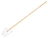 A Picture of product WEB-274WEDGMOPKT Lavex Janitorial Wedge Dust Mop with Bamboo Handle and Wire Frame. 60 in.