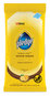 A Picture of product SJN-319250 Pledge Furniture Polish Wet Wipes. 7 X 10 in. White. Lemon Scent. 24/Pack, 12 Packs/Carton.