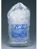 A Picture of product 969-964 Printed Metallocene Ice Bag with Drawstring Closure, 10 lb., 12" x 19", 1.35 Mil, 500/Case