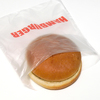 A Picture of product 209-317 Saddle Pack Bag, Printed "Hamburger", 6.5" x 7" + 1.75" FB, 0.50 Mil, 2,000/Case