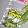 A Picture of product 964-489 Linear Low Density Corn Bag on Plastic Header, 13" x 22" + 2" LP, 1.20 Mil, 500/Case