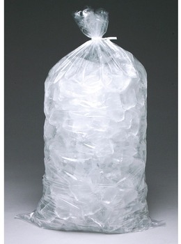 Plain Metallocene Ice Bag, 20 lb., 13.5" x 28", 1.75 Mil, 500/Case