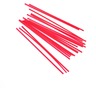 A Picture of product 969-371 Paper Covered Bag Tie, Twist Tie, Red, 4" Long, 10,000/Case