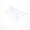 A Picture of product 969-872 Paper Covered Bag Tie, Twist Tie, White, 7" Long, 10,000/Case