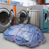 A Picture of product 967-312 Water Soluble Laundry Bags. 28" x 39", 0.80 Mil. Green. 100/Case