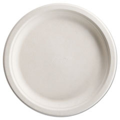 PaperPro® Naturals Molded Fiber Dinnerware Plates. 10.5 in. Natural. 125/pack, 4 packs/carton.
