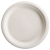 A Picture of product HUH-25776 PaperPro® Naturals Molded Fiber Dinnerware Plates. 10.5 in. Natural. 125/pack, 4 packs/carton.