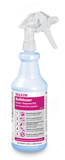 Maxim® Bulldozer Cleaner/Degreaser RTU, Lemon Scent, 32 oz, 6/Carton
