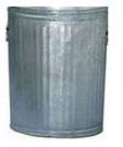 Heavy Duty PreGalvanized Steel Trash Can 32 Gallon