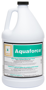 Aquaforce™ Wood Floor Finish. 1 gal. White. 4 bottles/case.