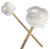 A Picture of product GEE-4855 Advantex® Disposable Toilet 'Loo' Scrub Mop, Bowl Brush, Wood Handle, 20/Pack, 200/Case