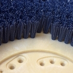 Tuff-Block® Clean-Grit™ Rotary Brush. 13 in. Blue.