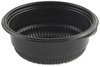 A Picture of product ANZ-4604804 Anchor Packaging MicroRaves® Incredi-Bowl Base. 8 oz. 4.75 X 1.75 in. Black. 500/carton.
