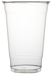 Fineline Super Sips PETE Drinking Cups. 20 oz. Clear. 50/bag, 20 bags/carton.