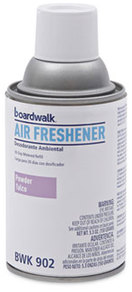 Boardwalk® Metered Air Freshener Aerosol Spray Refill. 5.3 oz. Powder Mist. 12/carton.