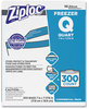 A Picture of product SJN-696187 Ziploc® Double Zipper Freezer Bags. 1 qt. 2.7 mil. 7 X 7.75 in. Clear. 300/carton.